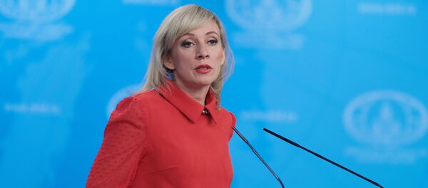 Портпаролка Министарства спољних послова Русије Марија Захарова Портпаролка Министарства спољних послова Русије Марија Захарова - Sputnik Србија