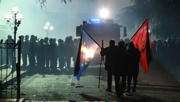 Protesti u Tirani - Sputnik Srbija