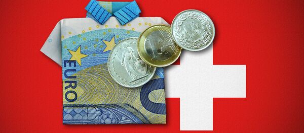 Švajcarski franci i evri - ilustracija Švajcarski franci i evri - ilustracija - Sputnik Srbija