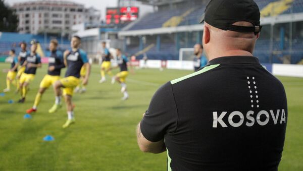 Reprezentacija Kosova uoči utakmice sa Crnom Goro - Sputnik Srbija