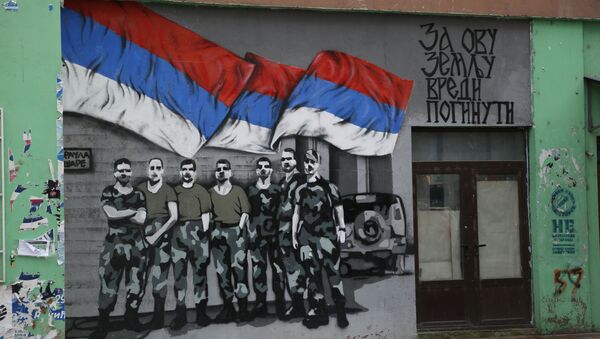 Murali - simboli današnje severne Kosovske Mitrovice - Sputnik Srbija