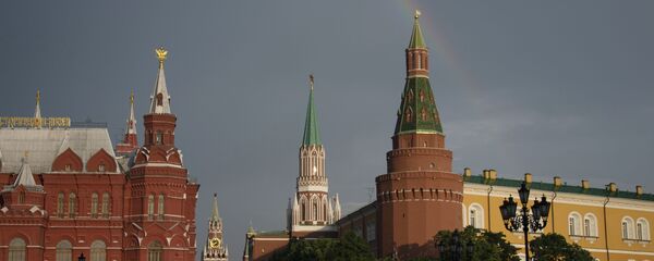 Duga iznad Crvenog trga u Moskvi - Sputnik Srbija