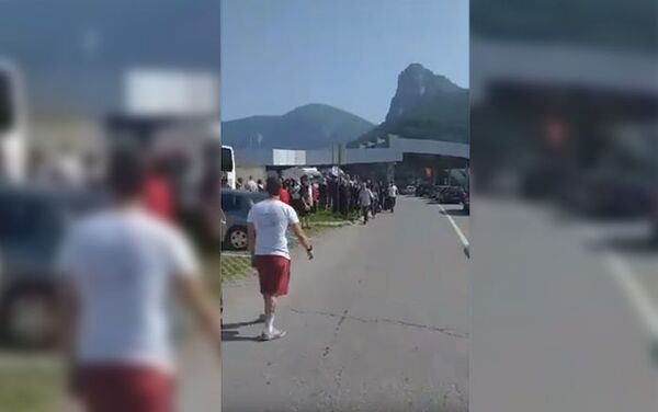 Blokiran granični prelaz, Crna Gora - Sputnik Srbija