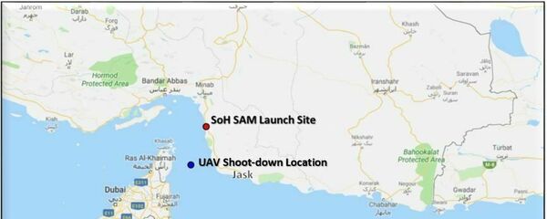 Мапа Ормуског мореуза  - Sputnik Србија
