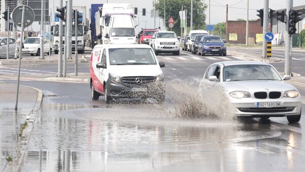 Поплављене улице у Београду - Sputnik Србија