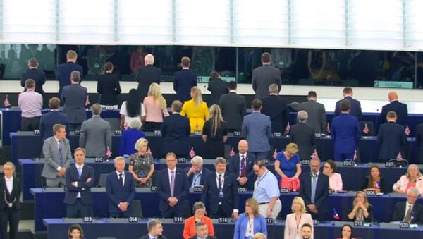 Окретање леђа у Европском парламенту - Sputnik Србија