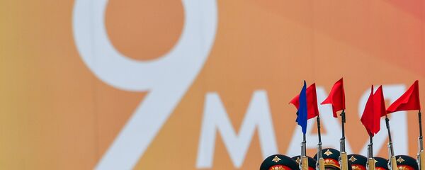 Vojnici na vojnoj paradi povodom Dana pobede u Drugom svetskom ratu na Crvenom trgu u Moskvi - Sputnik Srbija