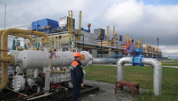 Stanica za komprimovani zemni gas u Zakarpatskoj oblasti Ukrajine - Sputnik Srbija