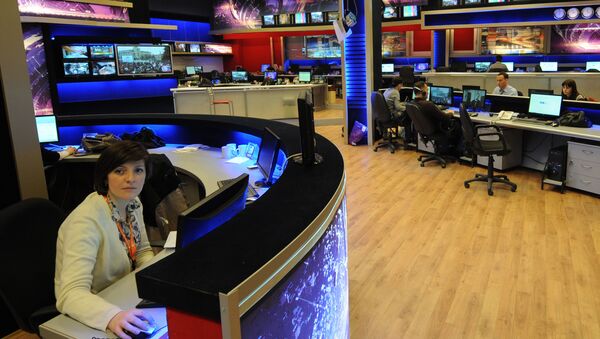 Studio gruzijske televizije Rustavi 2 - Sputnik Srbija