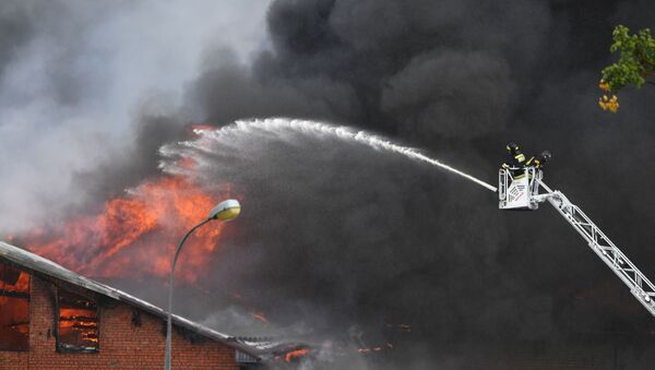Požar u elektrani u blizini Moskve - Sputnik Srbija