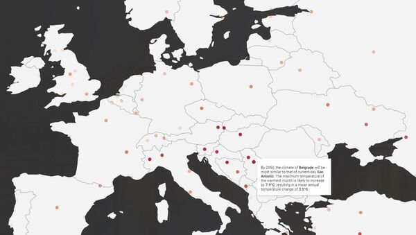 Мапа климатских промена - Sputnik Србија