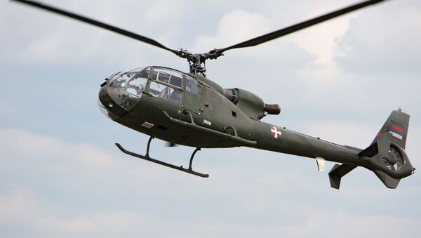 Хеликоптер Газела на авио-митингу у Ченеју - Sputnik Србија