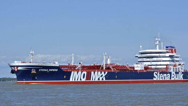 Британски нафтни танкер Стена имперо - Sputnik Србија