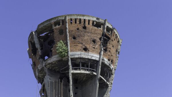 Водени торањ у Вуковару, симбол страдања и крвавог распада СФРЈ - Sputnik Србија