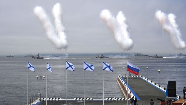 Генерална проба на паради у част дана Ратне морнарице Русије у Владивостоку  - Sputnik Србија