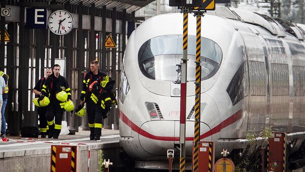 Mesto ubistva osmogodišnjeg dečaka na glavnoj železničkoj stanici u Frankfurtu. - Sputnik Srbija