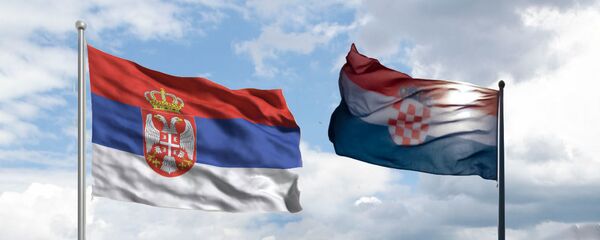 Заставе Србије и Хрватске - Sputnik Србија