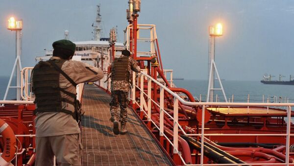 Ирански војници на танкеру „Стена имперо“ - Sputnik Србија
