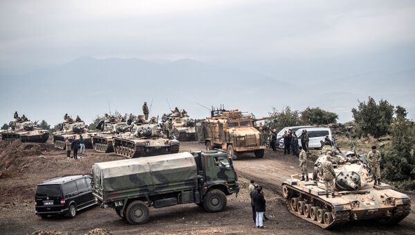 Turski tenkovi na granici sa Sirijom - Sputnik Srbija