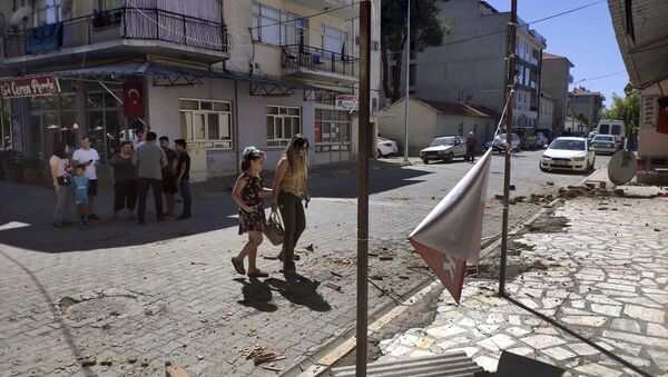 Призор из града Бозкурта на западу Турске после земљотреса - Sputnik Србија
