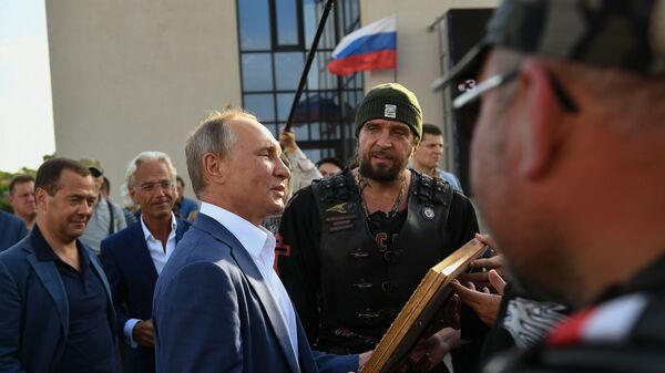 Predsednik Rusije Vladimir Putin u Sevastopolju - Sputnik Srbija