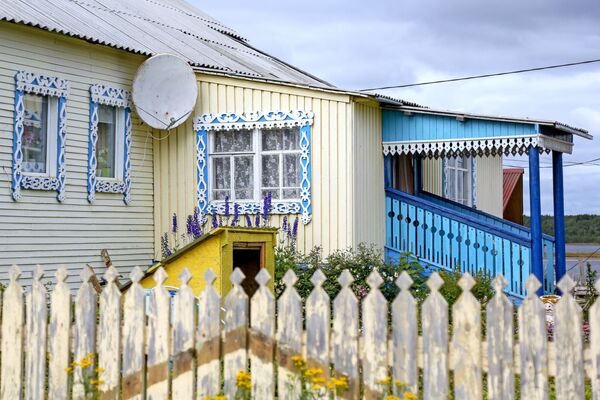 Kuća u selu Kuzomenj, Murmanska oblast  - Sputnik Srbija