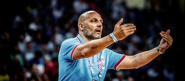 Селектор кошаркашке репрезентације Србије Александар Саша Ђорђевић Селектор кошаркашке репрезентације Србије Александар Саша Ђорђевић - Sputnik Србија