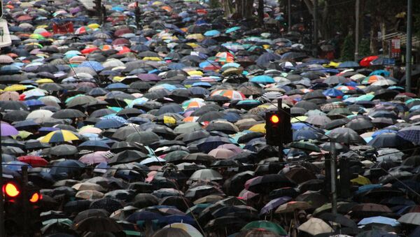 Protesti u Hongkongu  - Sputnik Srbija