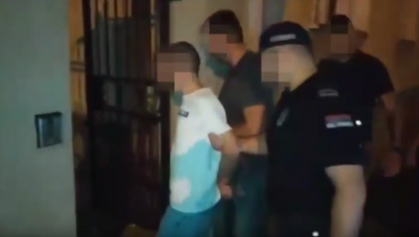 Snimak hapšenja četvorostrukog ubice - Sputnik Srbija