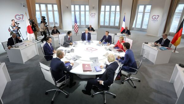 Lideri država-članica G7 u Bijaricu - Sputnik Srbija