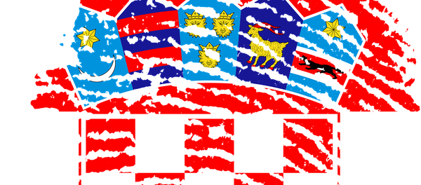 Хрватска застава и грб - Sputnik Србија