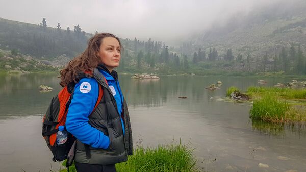 Сусрет са медведом у сибирској тајги /фото/ Сусрет са медведом у сибирској тајги /фото/ - Sputnik Србија