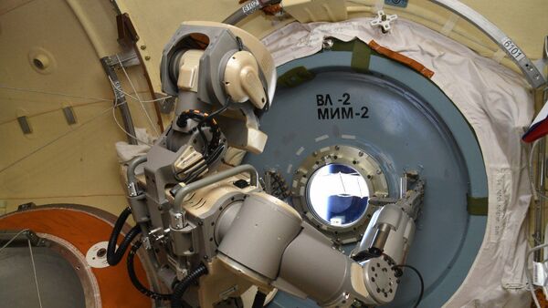Робот Фјодор у орбити Међународне свемирске станице - Sputnik Србија