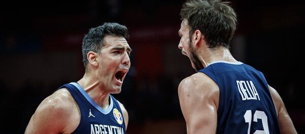 Репрезентативци Аргентине Луис Скола и Маркос Делија Репрезентативци Аргентине Луис Скола и Маркос Делија - Sputnik Србија