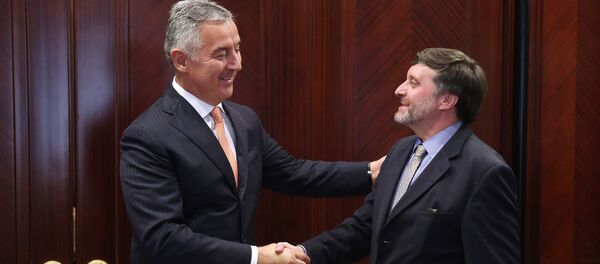 Мило Ђукановић и Метју Палмер - Sputnik Србија