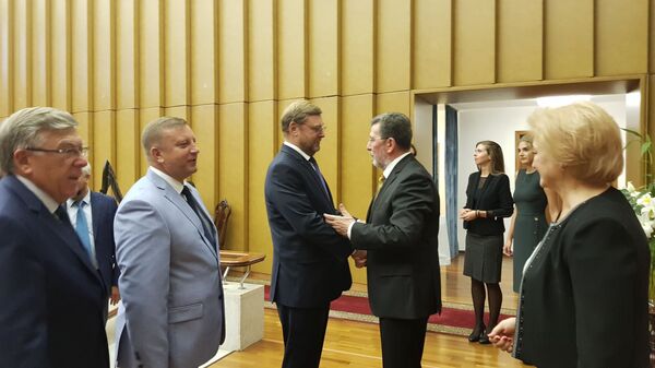 Опроштајни говор амбасадора Терзића: Међу Србима нема „руске опасности“ (фото, видео) Опроштајни говор амбасадора Терзића: Међу Србима нема „руске опасности“ (фото, видео) - Sputnik Србија