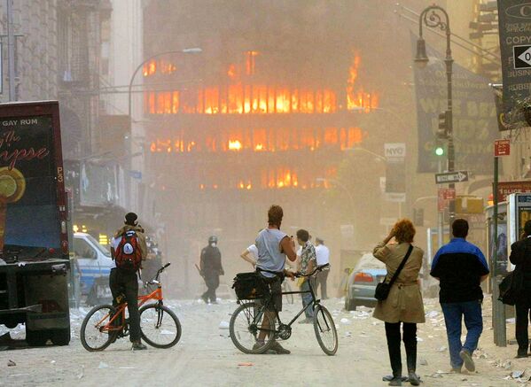 Рејон у ком се десио терористички напад на Светски трговински центар 11. септембра 2001. године - Sputnik Србија
