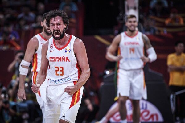 Španski reprezentativac Serhio Ljulj na meču protiv Australije - Sputnik Srbija