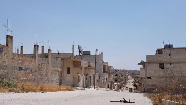 Sirijski grad Han Šejhun u proviniciji Idlib nakon oslobođenja od terorista - Sputnik Srbija