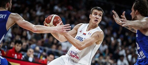 Богдан Богдановић на мечу против Чешке - Sputnik Србија