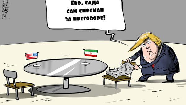 Kako se Tramp sprema za pregovore sa Iranom - Sputnik Srbija