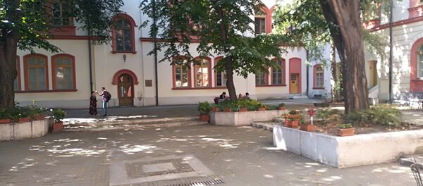 Двориште капетан Мишиног здања. - Sputnik Србија