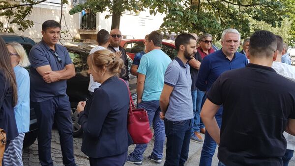 Протест испред суда у Подгорици - Sputnik Србија