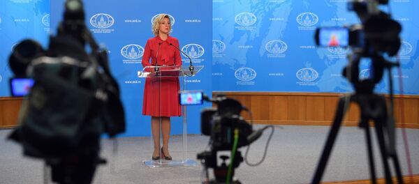Портпаролка Министарства спољних послова Русије Марија Захарова - Sputnik Србија