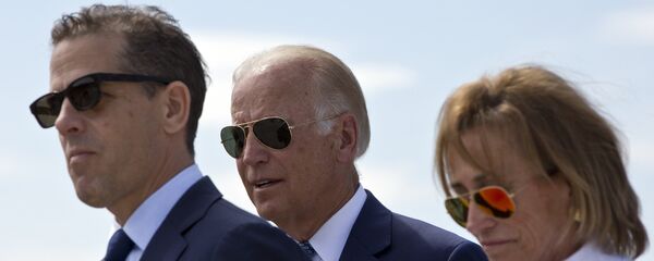 Архивска фотографија. Потпредседник САД Џо Бајден са сином Хантером Бајденом и сестром Валери Бајден Овенс и осталим члановима породице на Косову у августу 2016. - Sputnik Србија