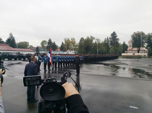 Они ће бранити Српску: Прво постројавање Жандармерије уз химну (фото, видео) - Sputnik Србија