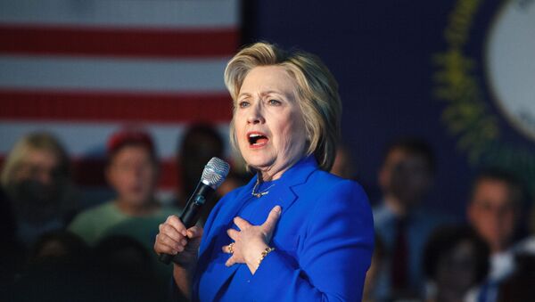 Bivša američka državna sekretarka Hilari Klinton tokom predizborne kampanje - Sputnik Srbija