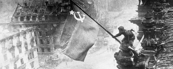 Застава СССР на Рајхстагу, Други светски рат Застава СССР на Рајхстагу, Други светски рат - Sputnik Србија