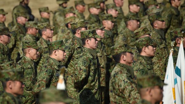 Бригада копнене војске снага самоодбране Јапана за време војних вежби, Јапан  - Sputnik Србија