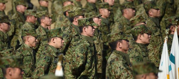 Бригада копнене војске снага самоодбране Јапана за време војних вежби, Јапан  - Sputnik Србија